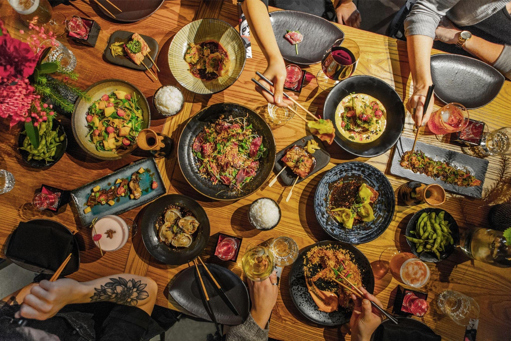 Museum Apartment Hotel, Independent Collection By Evt Wellington Ngoại thất bức ảnh A selection of dishes at a restaurant in Hong Kong